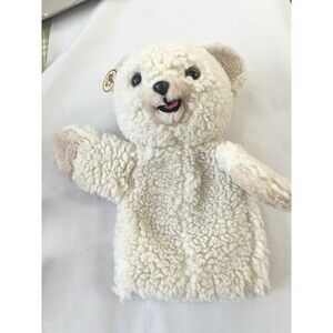 1986 SNUGGLE BEAR HAND PUPPET Advertising Plush Fabric Softener Lever 12" RUSS